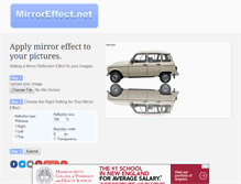 Tablet Screenshot of mirroreffect.net
